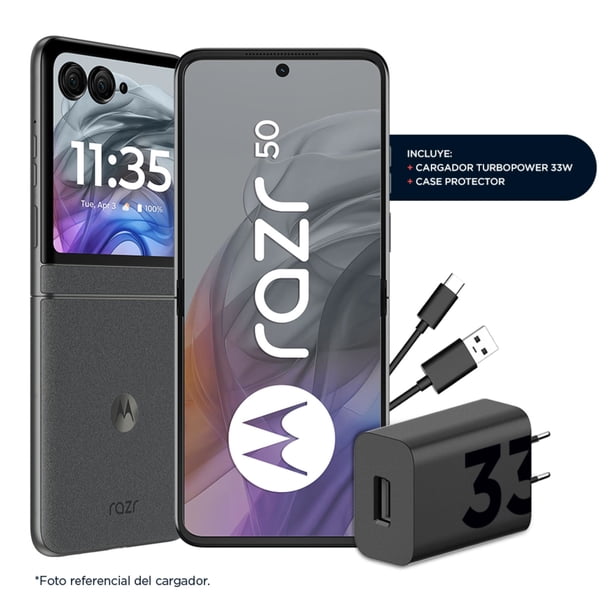 Smartphone Moto Razr 50 5G 512GB Gris | Lider