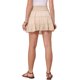 thumbnail image 3 of Falda Mini con Volantes INSPIRE CHIC para Mujer, Cintura Fruncida, Volantes en Capas, Casual, Playa, Falda Fluida, S Beige, 3 of 6