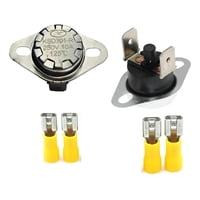 Genérica - 2Pcs Termostatos Compatible Secadora Mabe + 4 Terminales