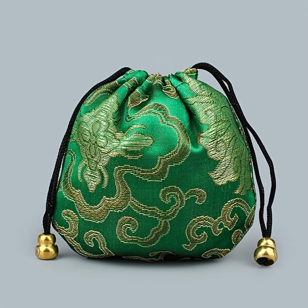 Buddha Bead Bracelet Storage Bag - Chinese Style Jewelry Bags for Secure and Stylish Storage