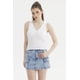 thumbnail image 5 of Polera Mujer Textura Escote V Blanco, 5 of 8
