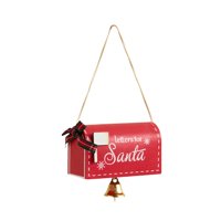 Bothyi - Adorno Para Árbol De Navidad Con Forma De Buzón, Creativo, Para Fiestas De Temporada Y Hogar, Color Rojo