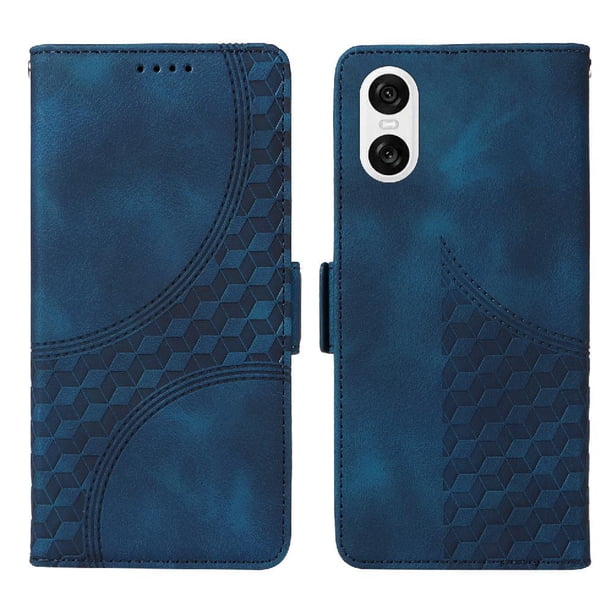 Carcasa FOXDOCK Sony Xperia 10 VI de cuero PU, diseño acolchado clásico, protección contra caídas y rayones