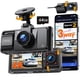 thumbnail image 1 of Dash Cam 4K De 3 Canales Con Gps Wifi Integrado Y Tarjeta De 64 Gb, 1 of 8