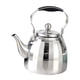 thumbnail image 1 of Tetera de Acero Inoxidable para Té Olla para Hervir Agua Hervidor Portátil con Base Plana para Calentamiento Rápido Y Asa Fría Al Tacto Adecuado plata, 1 of 5