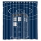 thumbnail image 1 of Cortina de ducha de Doctor Who, juego de cortina de baño con ganchos, tamaño 66 x 72 pulgadas, 1 of 3