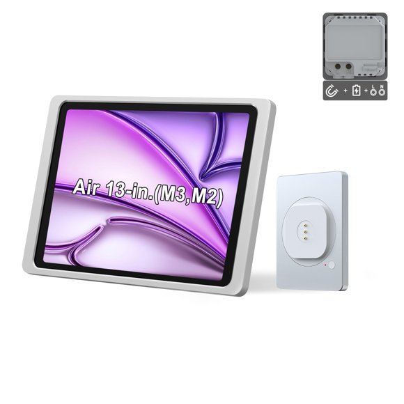 Soporte de pared magnético EMONITA para iPad Air 13 pulgadas + funda de carga A10M