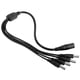 thumbnail image 3 of Cable Poder Splitter Camara Seguridad 4 Salidas Jack 5.5*2.5 negro, 3 of 5
