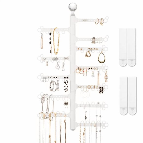 Organizador de Joyería All Hung Up de 12 Niveles con 120 Agujeros para Aretes