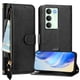 thumbnail image 1 of FOXDOCK Funda Tipo Cartera para Tecno Camon 40 Pro 4G Cuero PU con Cremallera y Correa de Muñeca, Ranuras para Tarjetas, Soporte Plegable, Cierre Magnético, 1 of 5