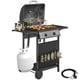 thumbnail image 1 of Parrilla a gas Outsunny de 2 quemadores, 18.000 BTU, con ruedas, 1 of 9