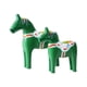thumbnail image 4 of 2 Estatuas De Caballos De Madera De Dalecarlian Para Decorar, Novedosas, De Color Verde, 4 of 5