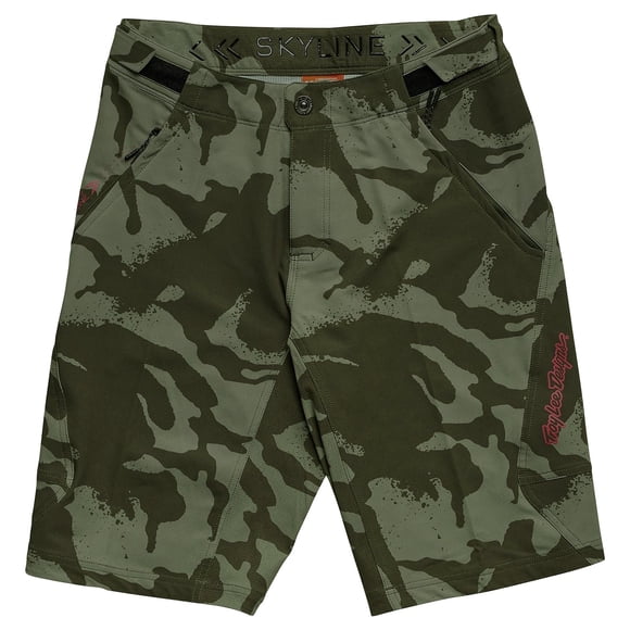Pantalones cortos Troy Lee Designs Skyline con forro Shadow Camo Olive