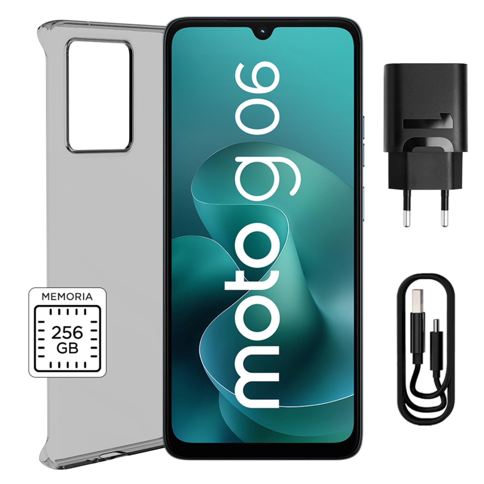Motorola - Smartphone Moto G06 256Gb + 4 Azul