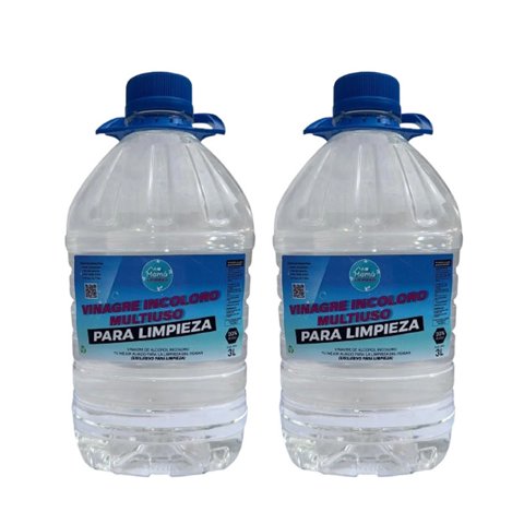 Mamá Limpiando - Pack 2 Vinagre De Alcohol Incoloro 10% | Limpieza Profunda 3 L