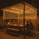 thumbnail image 5 of Luces Solares Navidad Malla 200 LED 3x2m Calida Exterior, 5 of 10