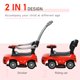 thumbnail image 4 of Cochecito de coche Push Aosom 2 en 1 para niños de 1 a 3 años, color rojo, 4 of 9