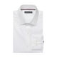 thumbnail image 2 of Camisa de vestir Tommy Hilfiger, corte ajustado, sarga elástica, blanca, 2 of 3