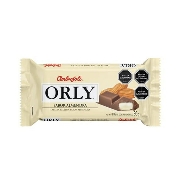 Chocolate Orly Almendra., 100 g