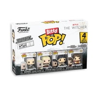 Funko Pop! Bitty The Witcher 4-Pack Figuras Coleccionables De 2.3 Cm