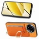 thumbnail image 3 of Funda Magnética para Realme 11 5G con Billetera y Anillo, Protector Resistente Orange, 3 of 5
