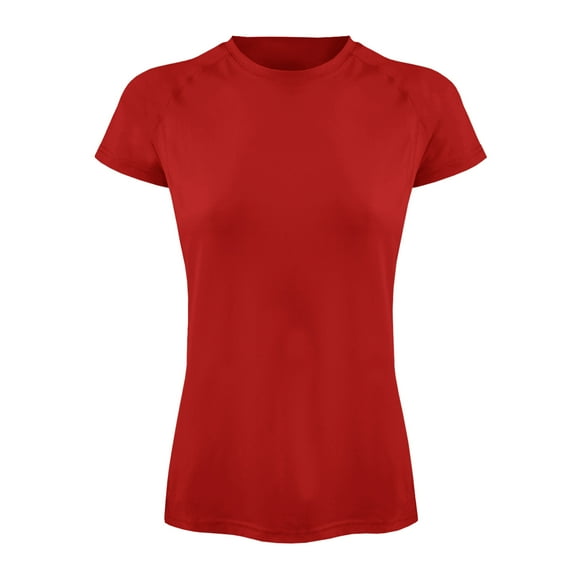 Polera Dry Fit Manga Corta Lisa Deportiva Mujer