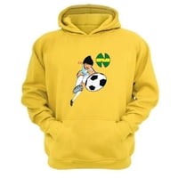 Genérico - Polerón Canguro Super Campeones Amarillo Talla M Unisex
