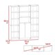thumbnail image 5 of Living Combo Home 2 Estantes 45 Cm + Estante 2 Puertas Blanco, 5 of 7