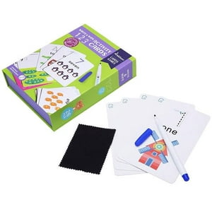 Mideer - Tarjetas De Actividades Números Escribir Y Borrar 26 Piezas