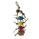 thumbnail image 5 of Jaula Para Loros, Juguetes Colgantes, Pájaros, Mordedura, Agapornis, Pinzones, Rompeburros, Bola Amarilla, Azul Y Roja, 5 of 5