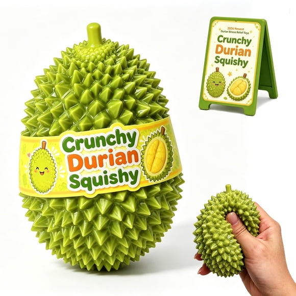Juguete Flexible RVBVEZW Durian Crujiente ASMR