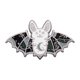 thumbnail image 3 of Broche De Murciélago De Dibujos Animados Espeluznante Regalo De Cumplea?os Pin De Esmalte Duro Para Sombrero Suéter Abrigo Plata, 3 of 5