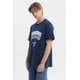 thumbnail image 2 of Polera Hombre Regular Fit Print College Azul, 2 of 4