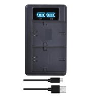 Genérico - Cargador Bc-Vw1 Doble Sony Alternativo Para Batería Np-Fw50