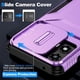 thumbnail image 5 of Funda Resistente para Motorola Moto G Play 5G 2024 con Tapa Deslizante y Protección Militar Morado, 5 of 6