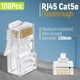 thumbnail image 2 of Paquete de 100 conectores RJ45 Cat5e de paso a través - Everest, 2 of 7