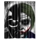 thumbnail image 1 of Cortina de ducha de Joker y Star Wars Darth Vader, juego de cortina de baño con ganchos, tamaño 60 x 72 pulgadas, 1 of 3