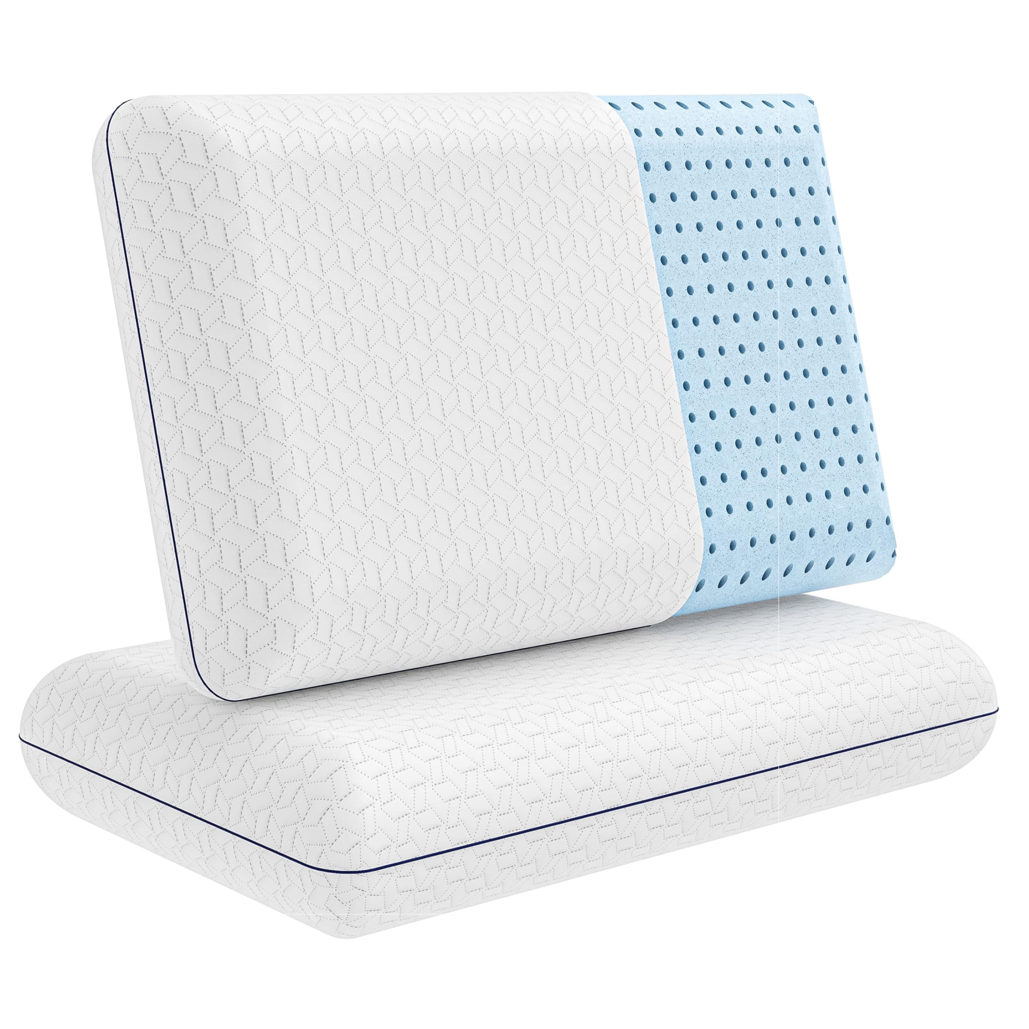 Gel Viscoelástico Para Almohadas, Paquete De 2 Unidades, Tamaño King, Vaverto