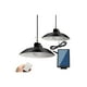 thumbnail image 1 of LAMPARA COLGANTE DOBLE SOLAR CON CONTROL REMOTO 240W negro, 1 of 2