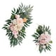 thumbnail image 1 of 2 Uds Flores Artificiales De Arco De Boda Swag Para Pared Ceremonia De Recepción Rosa Y Naranja, 1 of 3