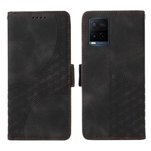 Carcasa Foxdock Vivo Y21S De Cuero Pu, Diseño Acolchado Clásico, Protección Contra Caídas Y Rayones