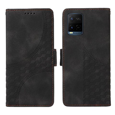 Carcasa Foxdock Vivo Y21S De Cuero Pu, Diseño Acolchado Clásico, Protección Contra Caídas Y Rayones