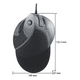 thumbnail image 2 of Ratón Láser Vertical Ergonómico 3d Usb 1200 Dpi, Delux M618, Color Negro, 2 of 6