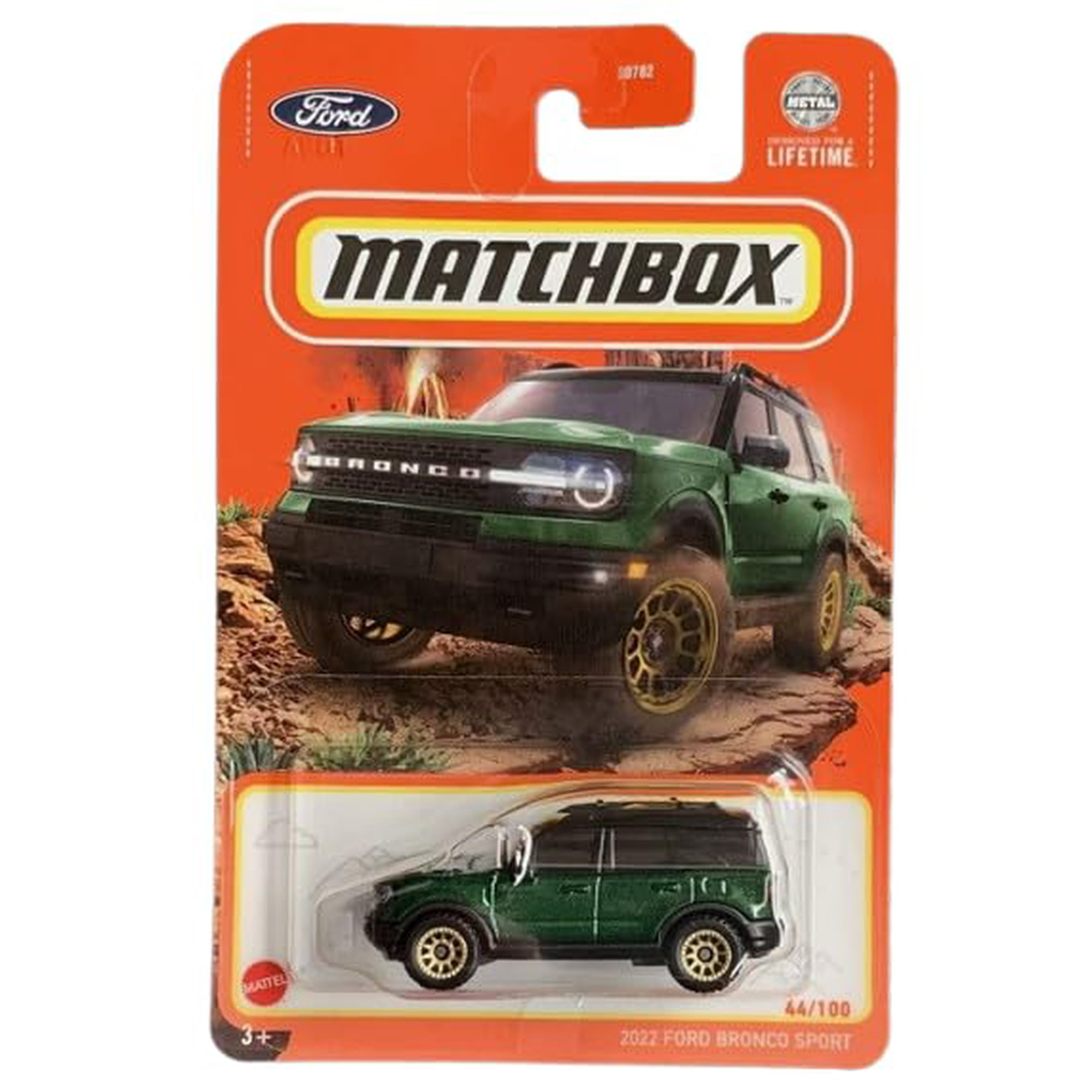 Ford Bronco Sport 2022, Modelo Matchbox, Fundido A Presión, Escala 1:64