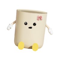 Bothyi - Lindo Bote De Basura Con Tapa, Bote De Basura Para Cocina, Para Dormitorio, Sala De Estar, Hogar, 12 L, Arco Para Sentarse