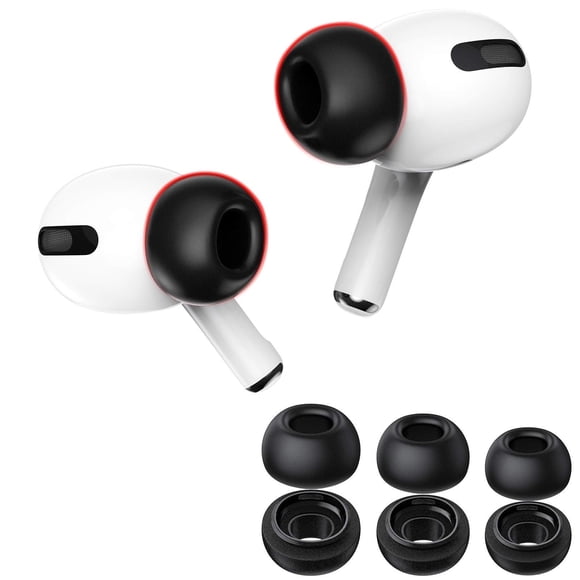 Consejos de espuma viscoelástica para AirPods Pro Lanwow Premium, 3 pares