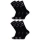 thumbnail image 1 of Pack de 6 pares de calcetines New Balance Crew, unisex, talla XL, color negro, 1 of 6