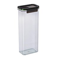 Magideal - Contenedores De Almacenamiento De Espaguetis, Recipiente De Almacenamiento Con Tapa Extraíble Hermética, Caja De Almacenamiento De Alimentos Para Té, Claro