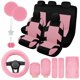 thumbnail image 1 of Juego completo de fundas de asiento de coche JINGSEN 17 para mujer, universal, 1 of 7