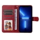 thumbnail image 2 of Funda Billetera para Xiaomi Poco X7 Pro con Porta Tarjetas y Soporte Ajustable Rojo, 2 of 4